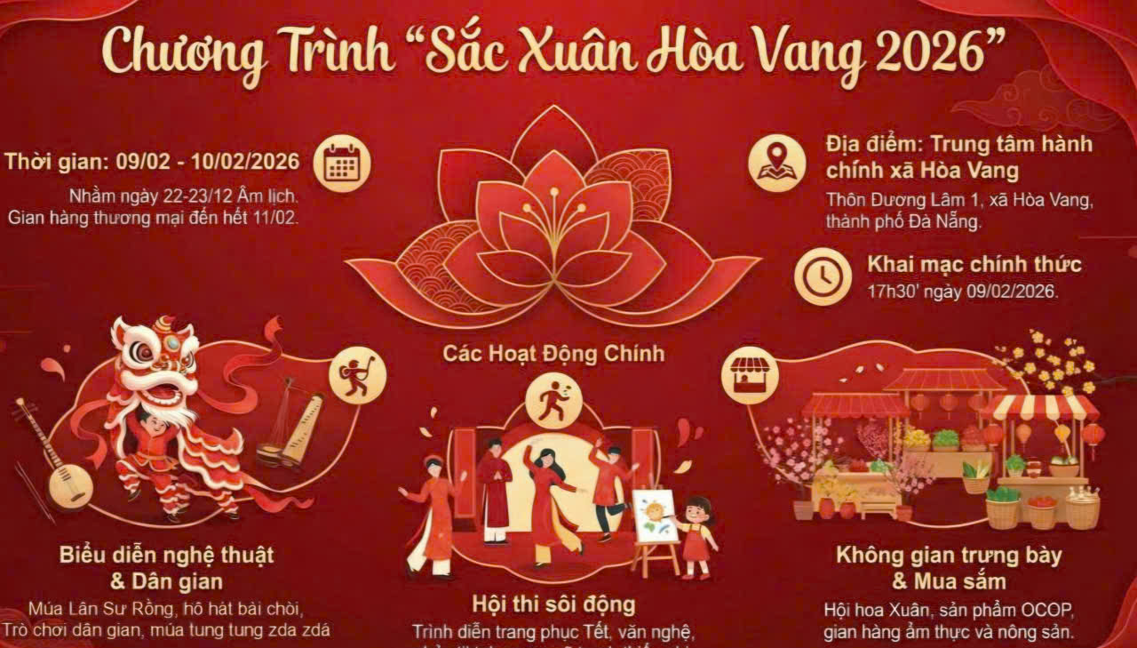 Sắc xuân Hòa Vang 2026