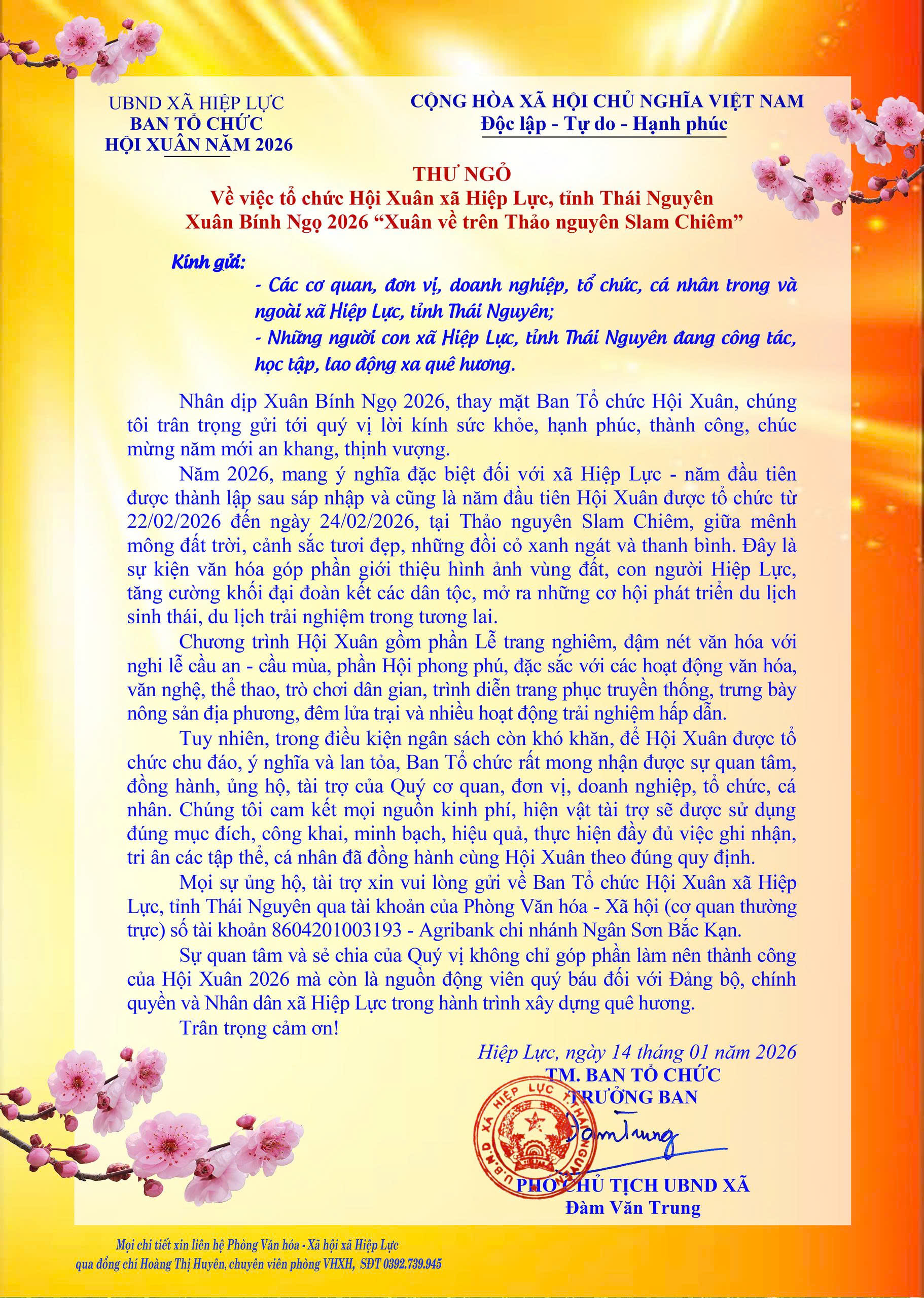 Hội Xuân xã Hiệp Lực 2026