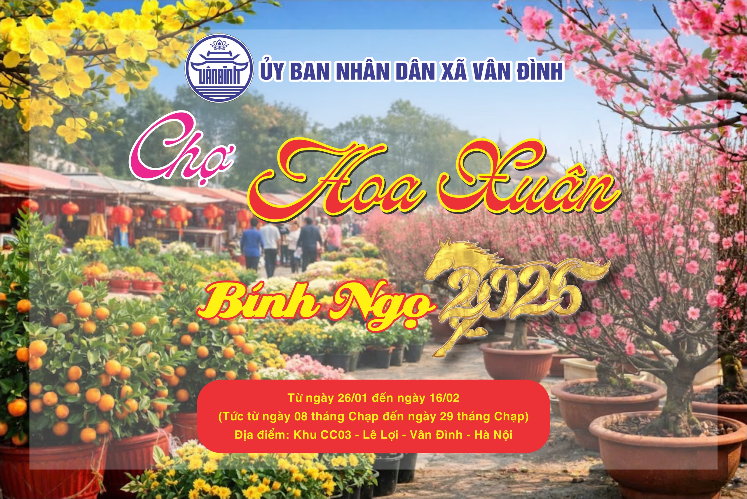 Chợ Hoa Xuân năm 2026