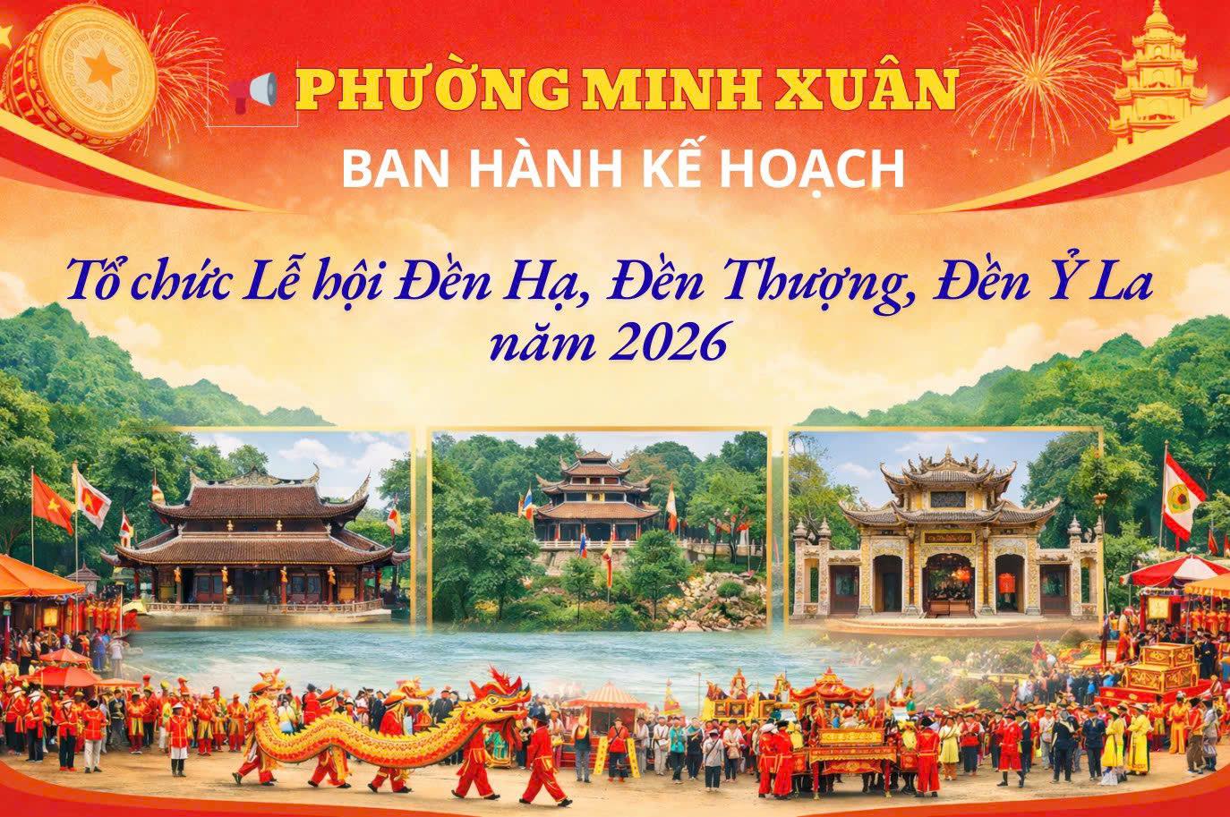 Lễ hội Đền Hạ, Đền Thượng, Đền Ỷ La