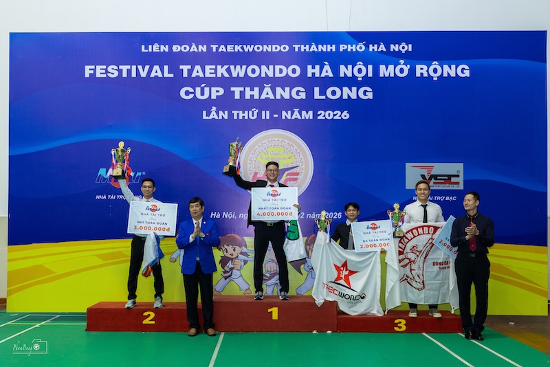 Festival Taekwondo Hà Nội mở rộng - Cúp Thăng Long lần thứ II năm 2026