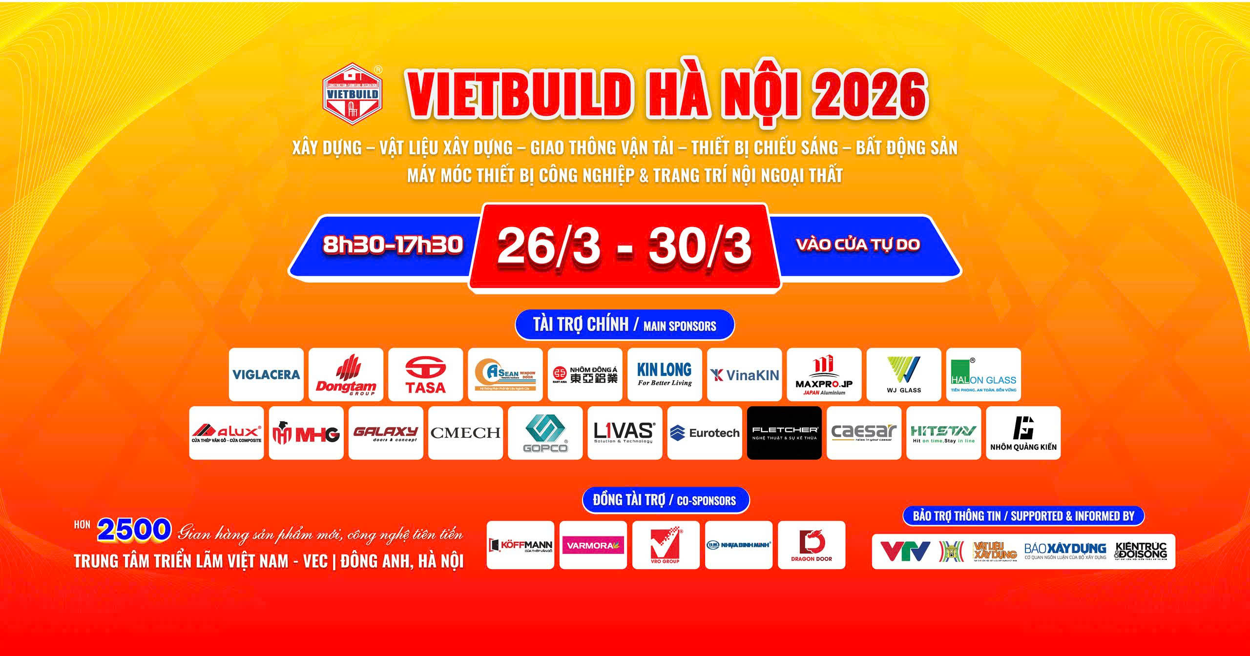 Triển lãm Quốc tế Vietbuild Hà Nội 2026