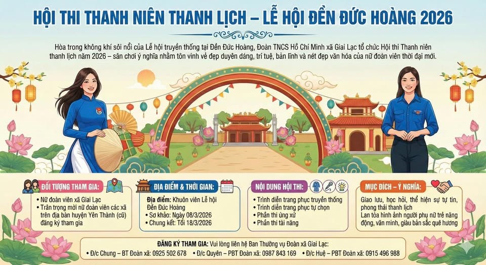 Hội thi Thanh niên thanh lịch năm 2026