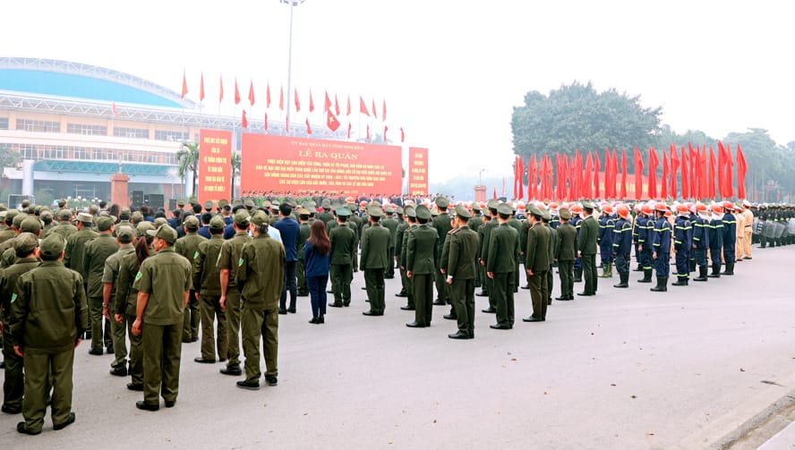 Lễ ra quân và đợt cao điểm tấn công, trấn áp tội phạm, bảo đảm ANTT