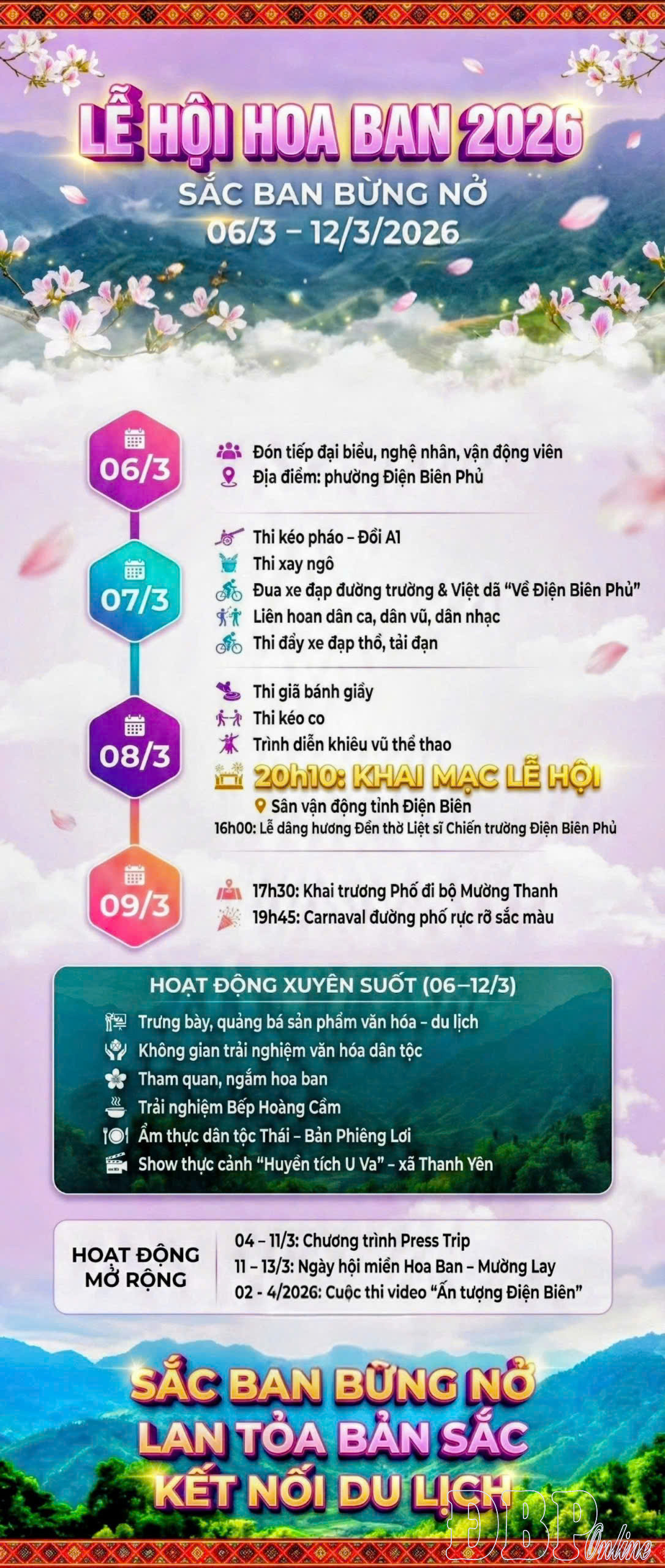 Lễ hội Hoa Ban 2026