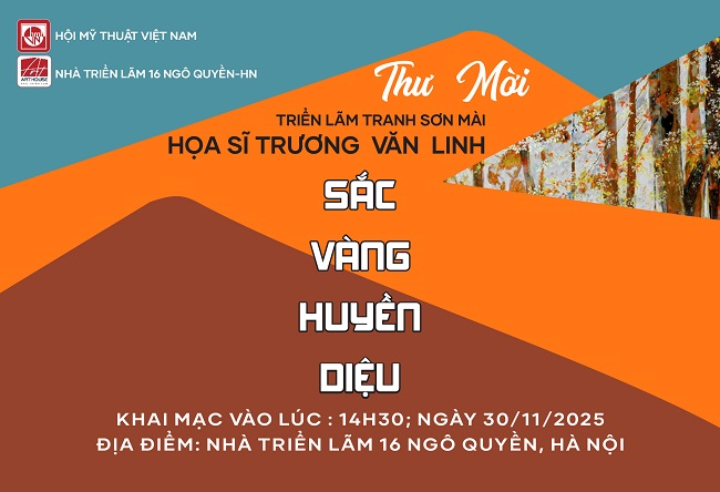 Triển lãm tranh sơn mài “Sắc vàng huyền diệu”