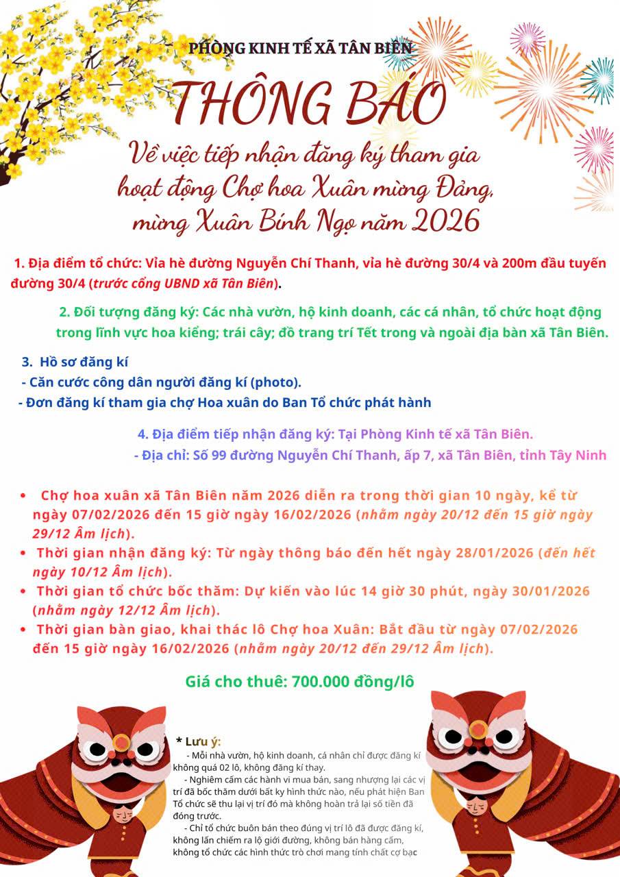 Chợ hoa Xuân Bính Ngọ năm 2026