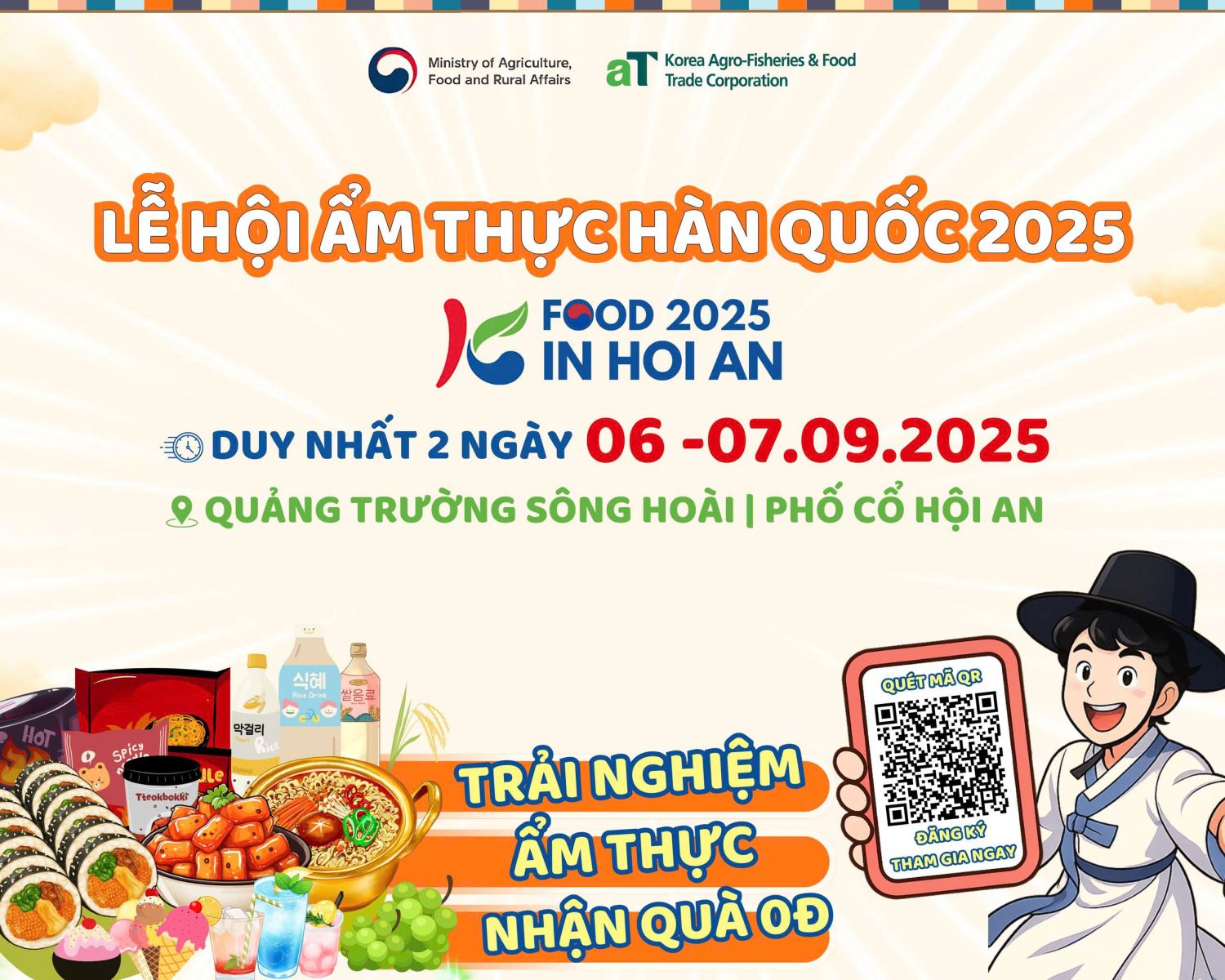 Lễ hội Ẩm thực Hàn Quốc tại Hội An 2025