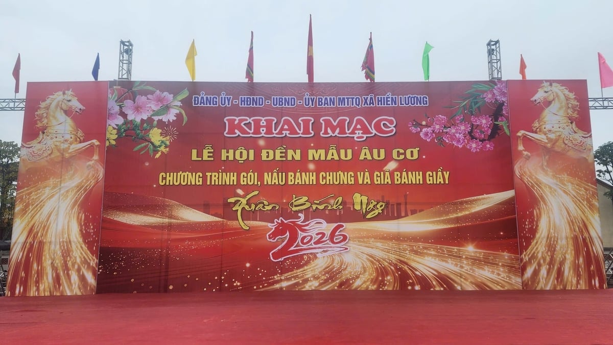 Lễ hội Đền Mẫu Âu Cơ