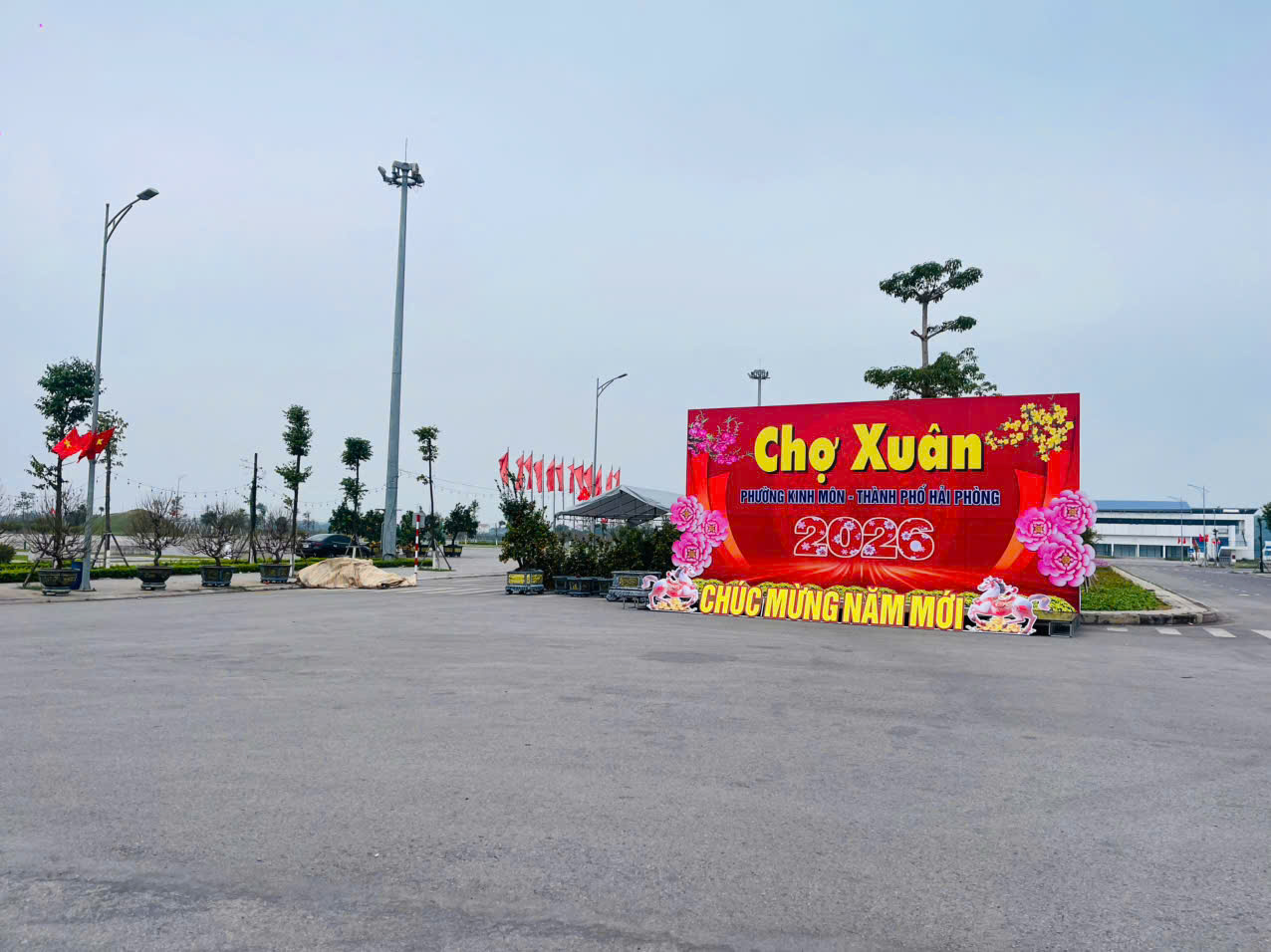 Chợ hoa xuân Kinh Môn năm 2026