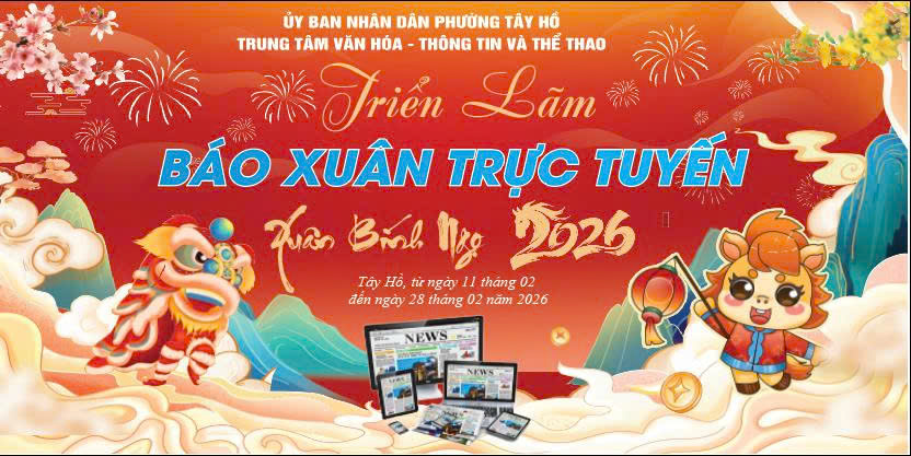 Triển lãm Báo Xuân trực tuyến năm 2026