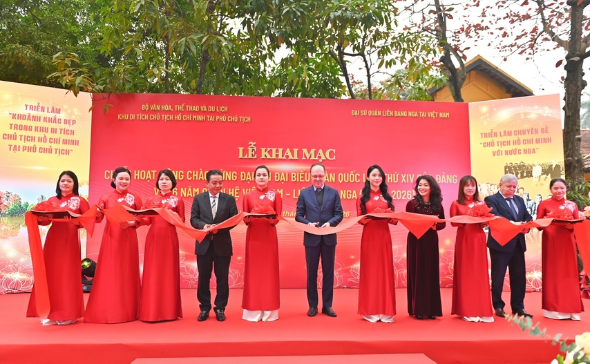 Chuỗi hoạt động triển lãm tại Khu Di tích Chủ tịch Hồ Chí Minh tại Phủ Chủ tịch