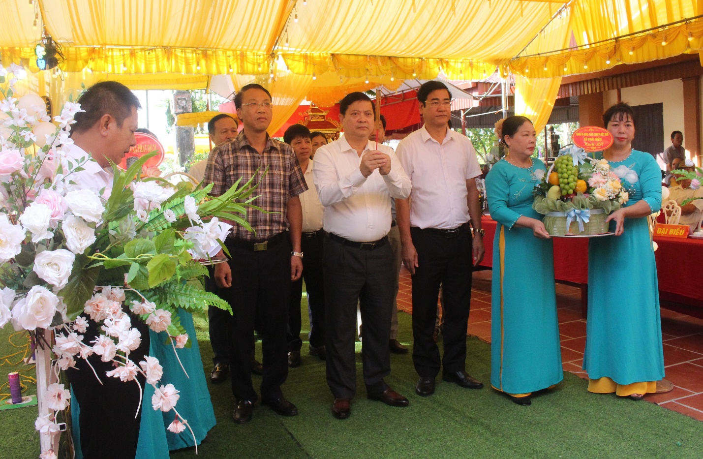 Lễ hội kỷ niệm ngày thánh hoá đức tiên đế Triệu Việt Vương và khánh thành trùng tu Đền Kiến Thái